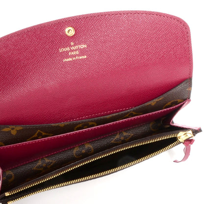 Louis Vuitton Monogram Emilie Wallet Fuschia 6 of 8