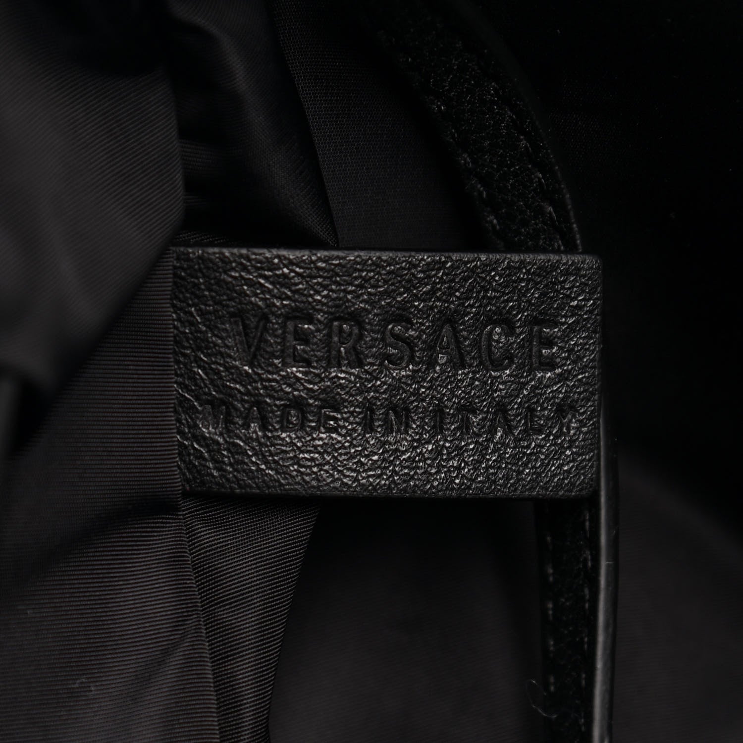 Versace Nylon Baroque Print Tote Black 5 of 8