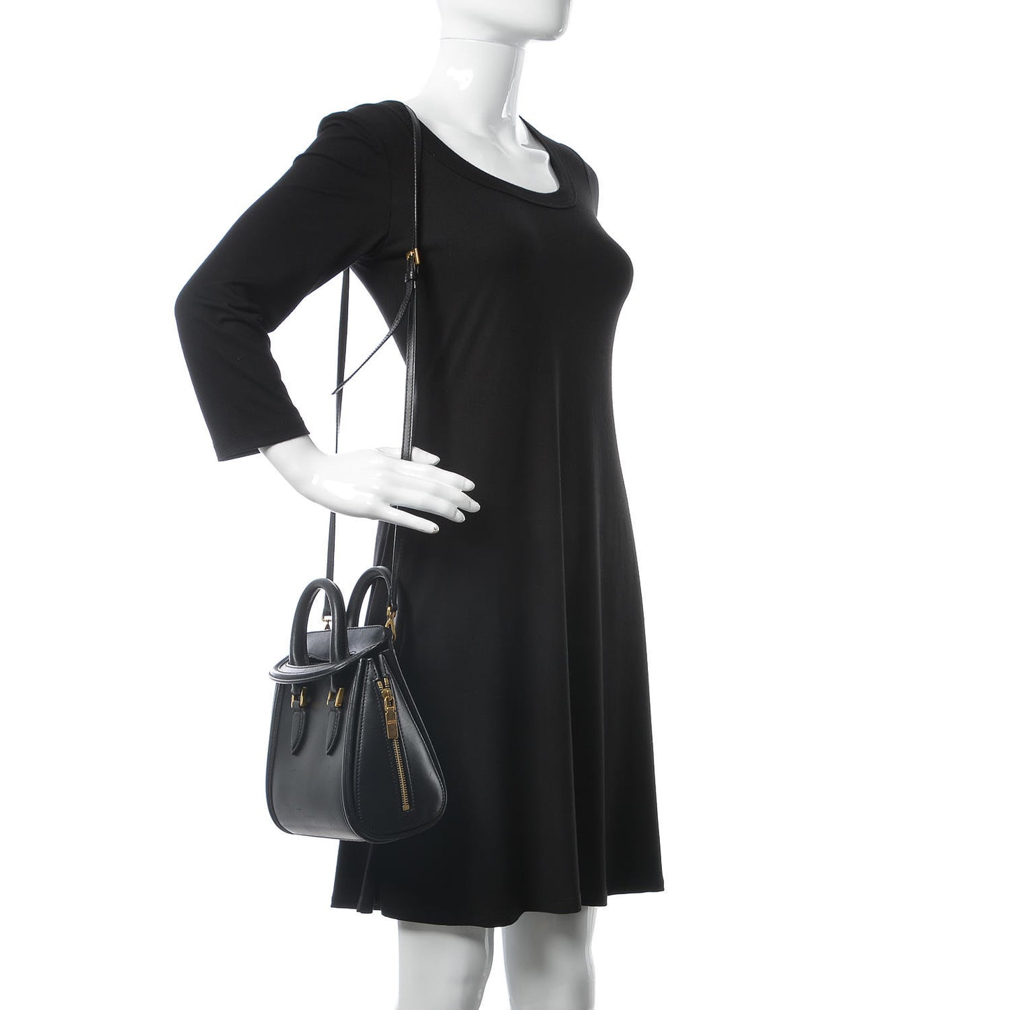 Calfskin Mini Heroine Black