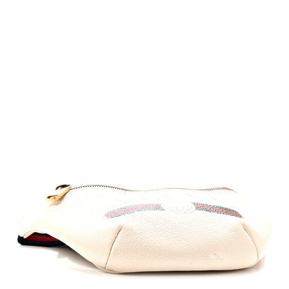 Gucci Grained Calfskin Small Logo Belt Bag White 4 of 10