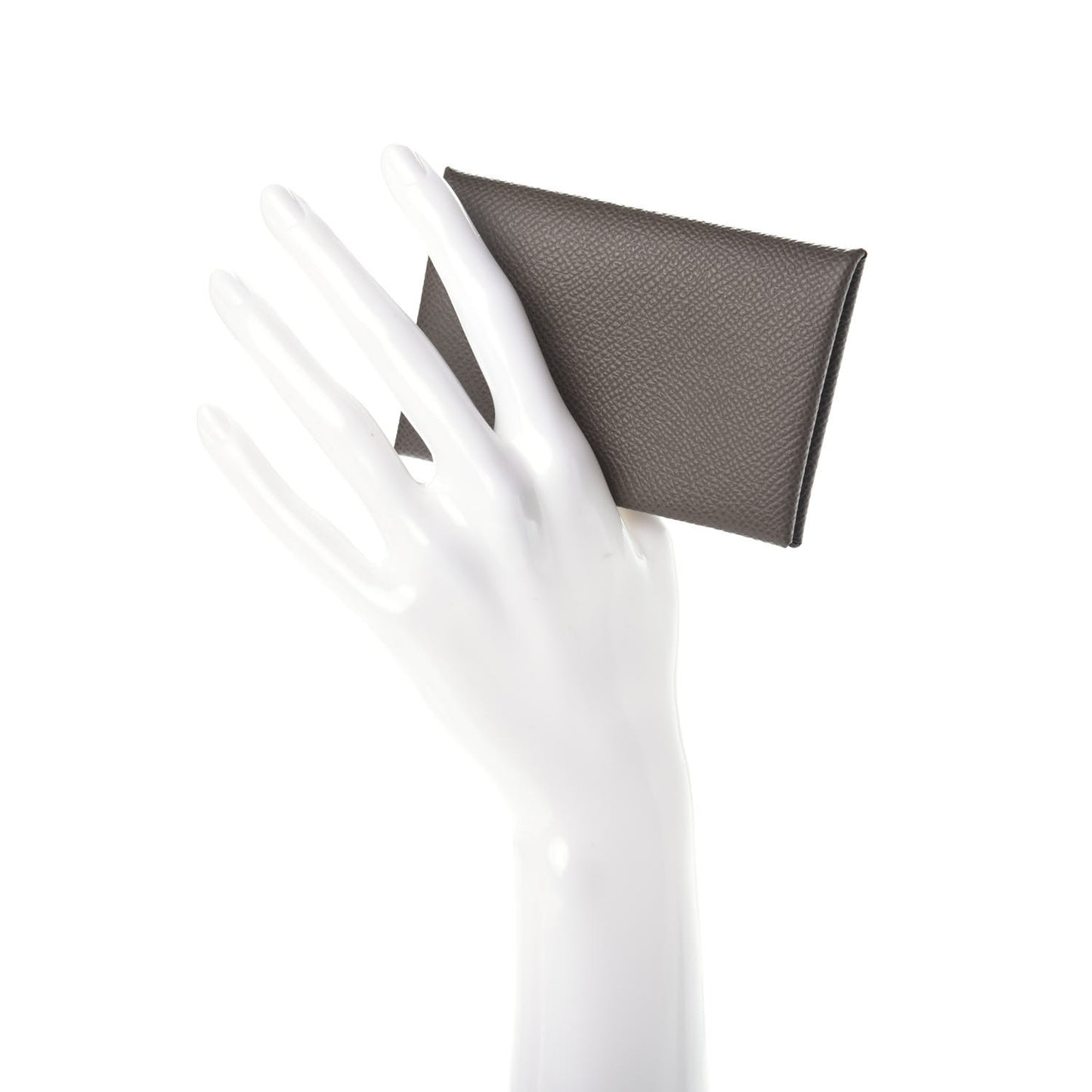 Epsom Verso Calvi Card Case Etain Vert Criquet