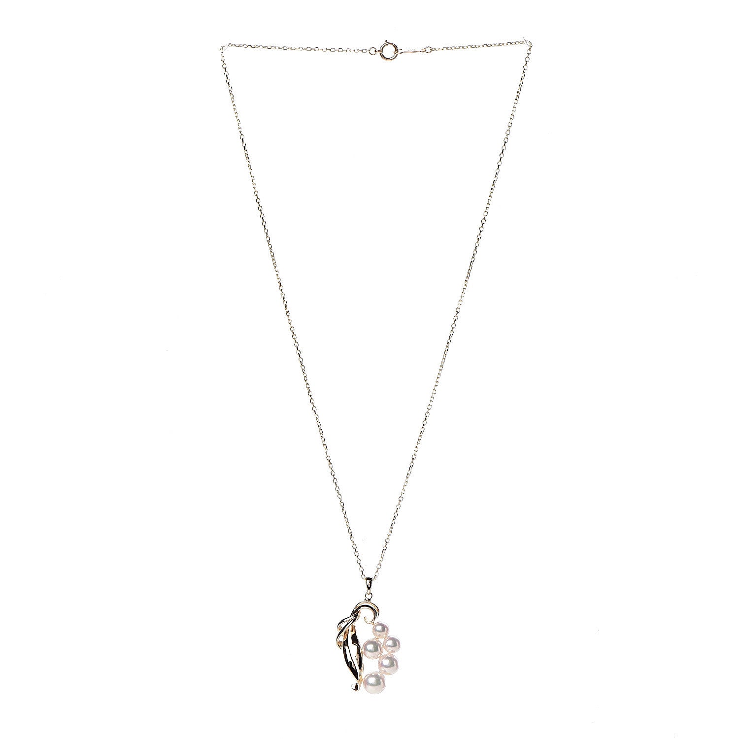 Mikimoto 14K Yellow Gold Akoya Pearl 4.5-6.5mm Pendant Necklace 3 of 7