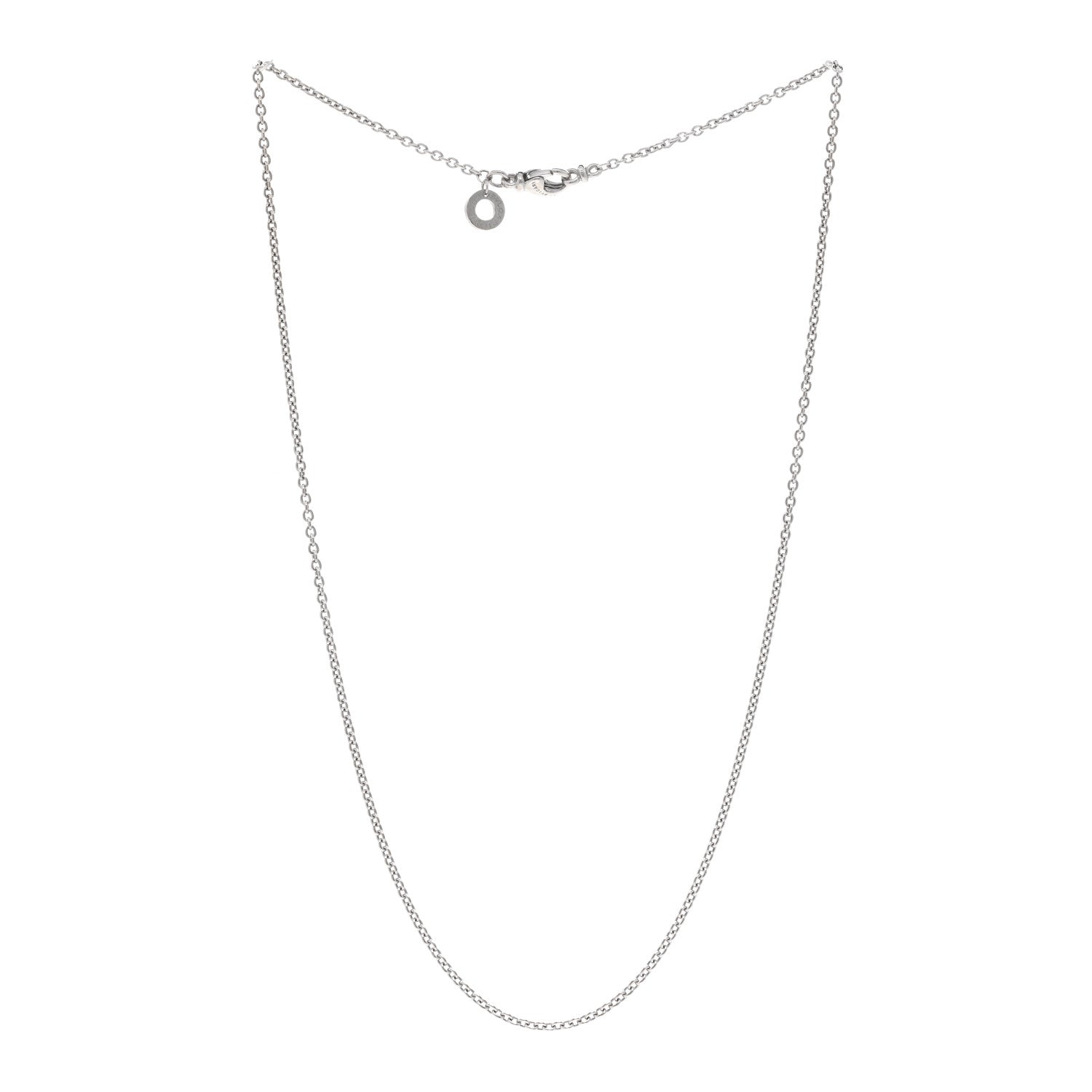 Bulgari 18K White Gold Chain Necklace 3 of 4