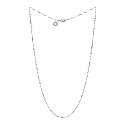 Bulgari 18K White Gold Chain Necklace 3 of 4