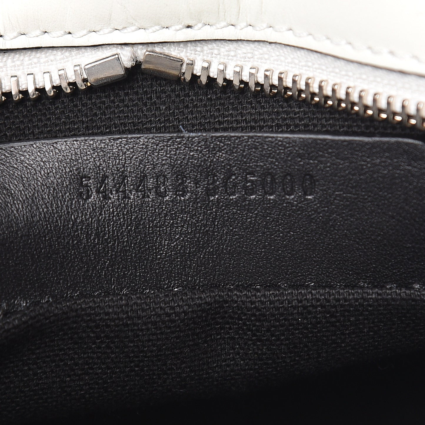 Calfskin Studded Mini Padlock Tote Black White