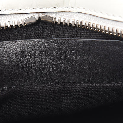 Alexander McQueen Calfskin Studded Mini Padlock Tote Black White 7 of 10