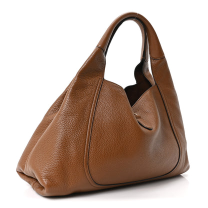 Gucci Grained Calfskin Softbit Maxi Shoulder Bag Brown 4 of 11