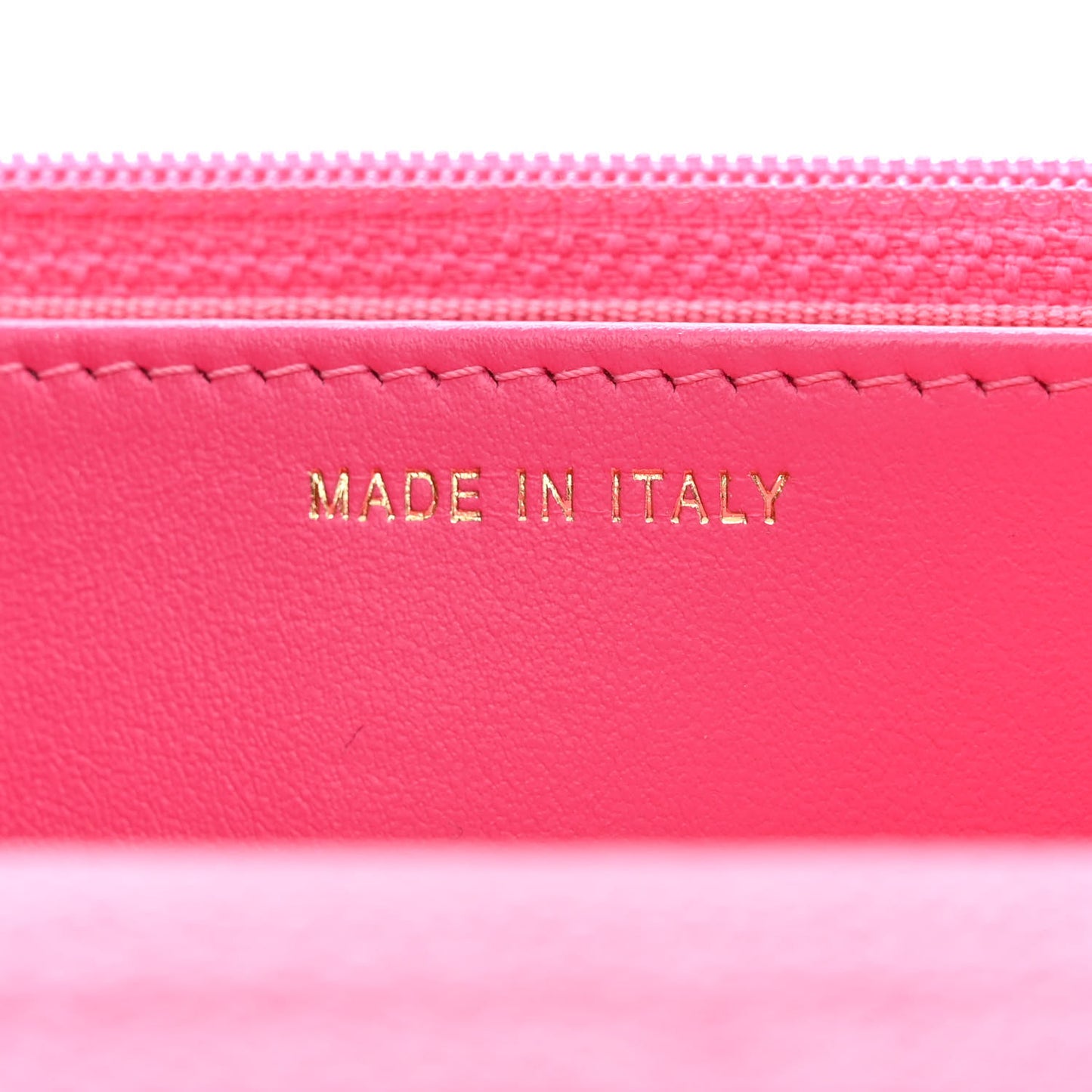 Shiny Caviar Quilted Chain Melody Wallet On Chain WOC Dark Pink
