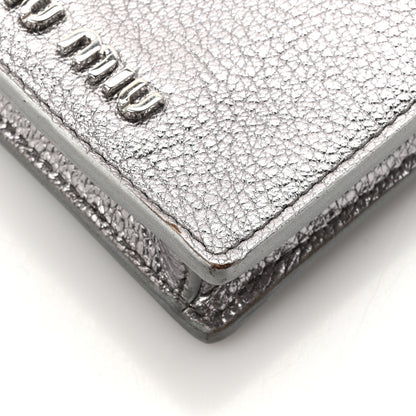 Miu Miu Calfskin Crystal Crossbody Silver 12 of 14