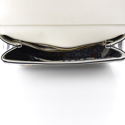 Dolce & Gabbana Stripe Dauphine Medium Miss Sicily Satchel Blue White 5 of 9