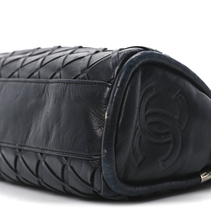 Chanel Lambskin Woven Small Ultimate Soft Sombrero Hobo Black 9 of 10