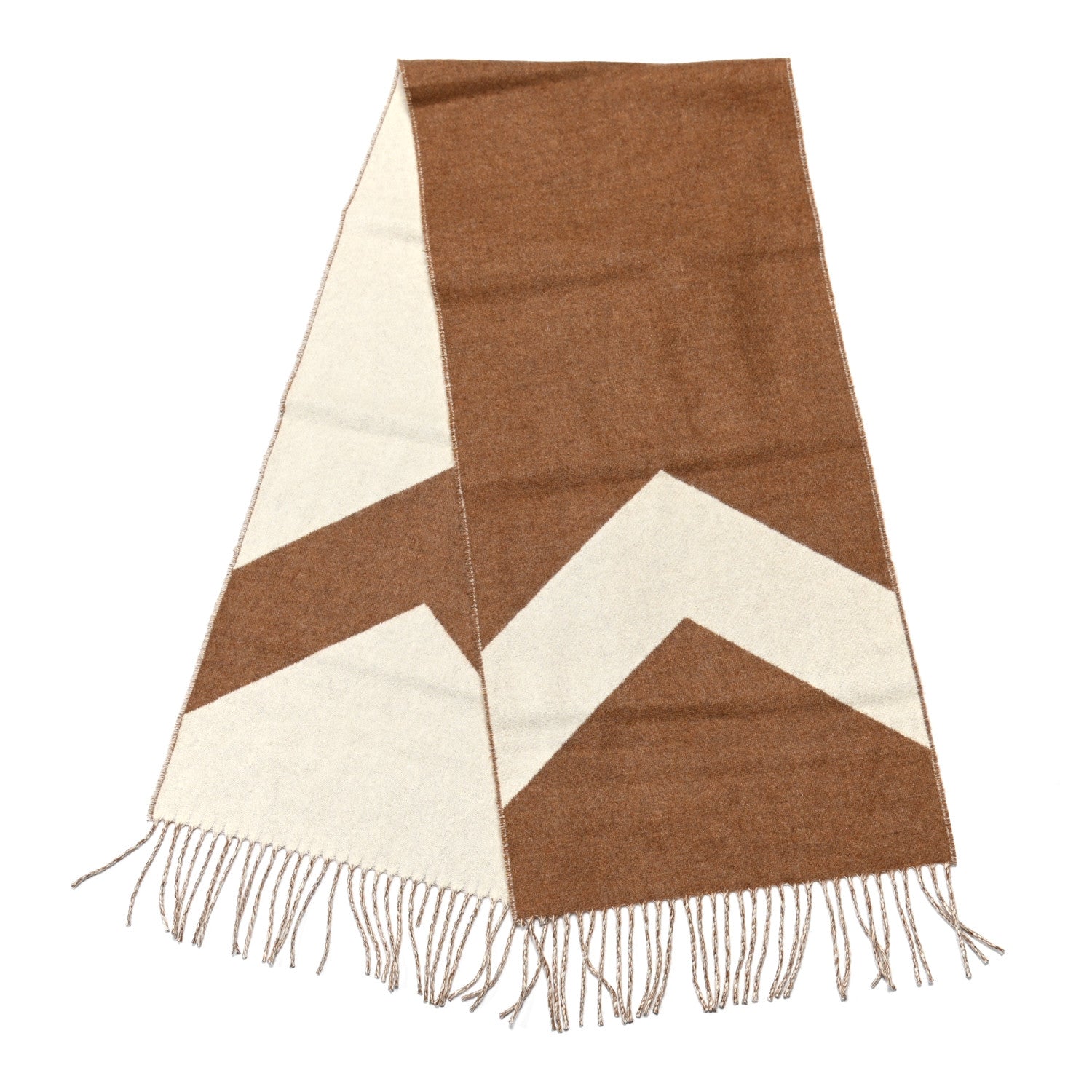 Hermes Cashmere Casaque Chevron Muffler 2 of 5