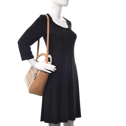 Christian Dior Patent Cannage Medium Lady Dior Beige 2 of 21