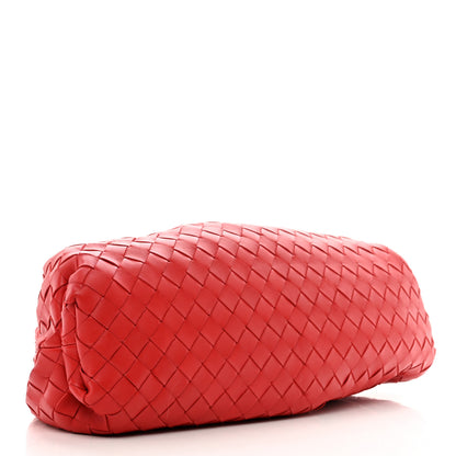 Bottega Veneta Nappa Maxi Intrecciato The Pouch Oversized Clutch Bright Red 4 of 9