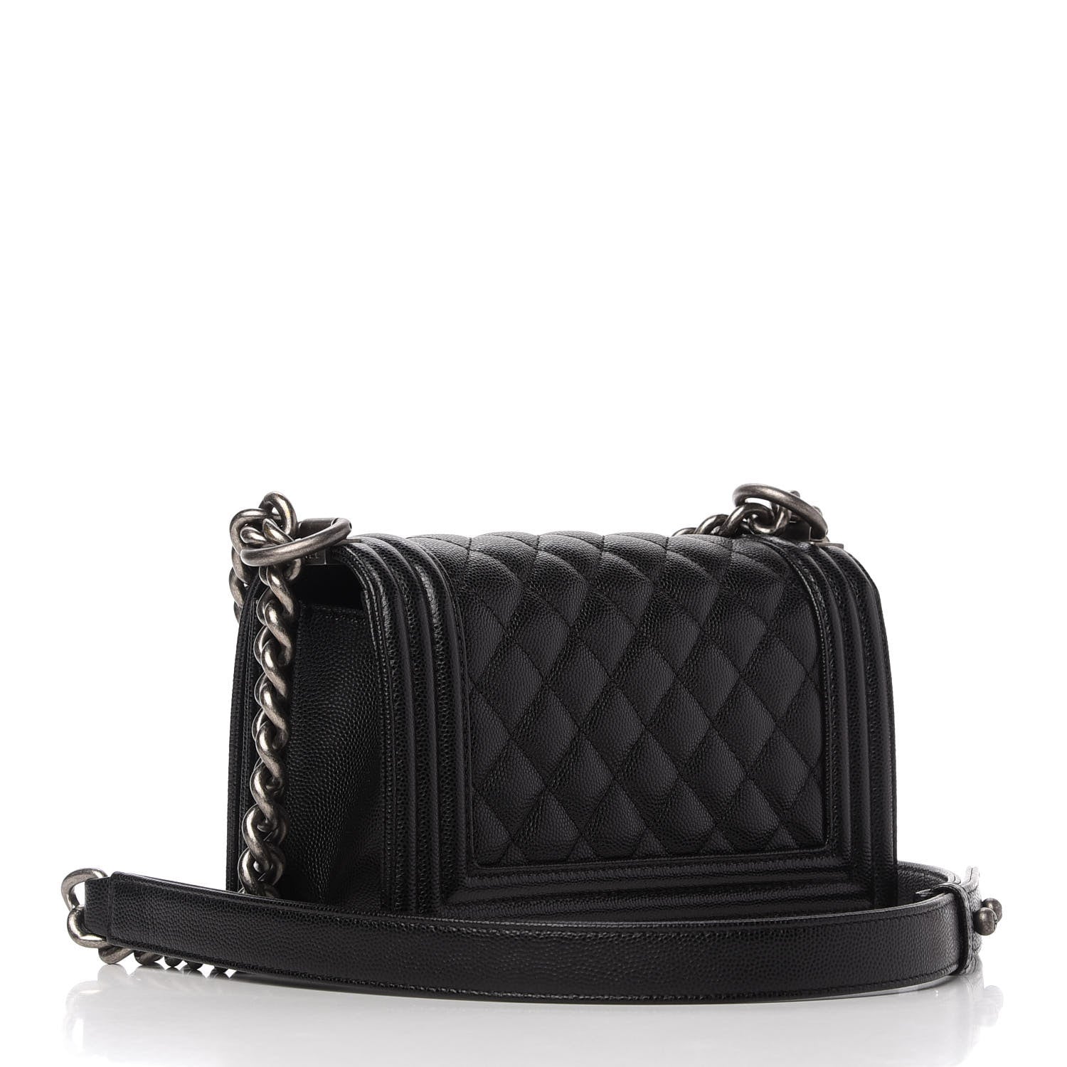 Chanel Caviar Quilted Small Boy Flap Black 3 of 11