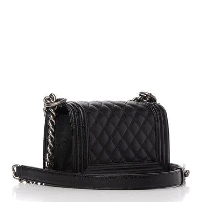 Chanel Caviar Quilted Small Boy Flap Black 3 of 11