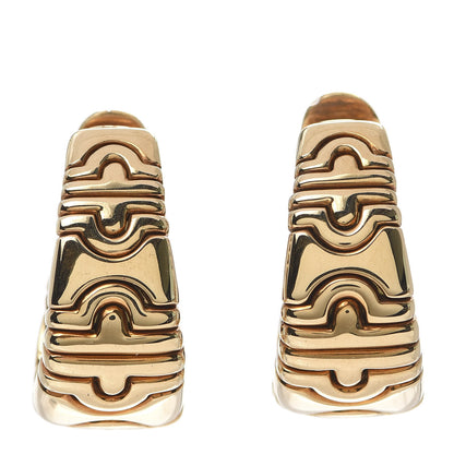 Bulgari 18K Yellow Gold Parentesi Hoop Earrings 1 of 5