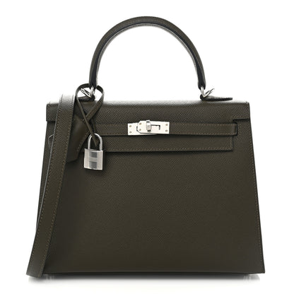 Hermes Epsom Kelly Sellier 25 Vert Loden 1 of 11
