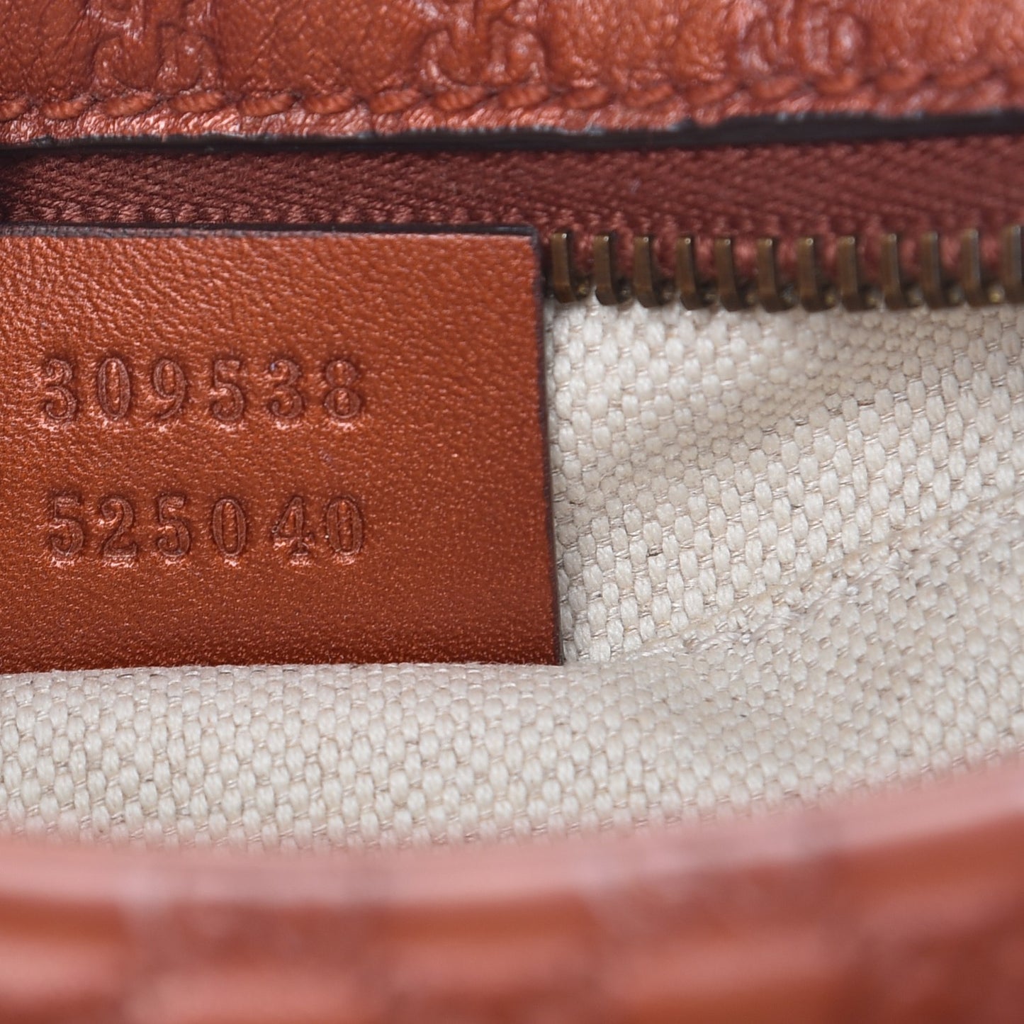 Metallic Microguccissima Sunshine Disco Crossbody Bag Burnt Orange
