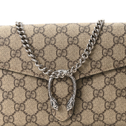 Gucci GG Supreme Monogram Mini Dionysus Chain Wallet Beige Taupe 8 of 10