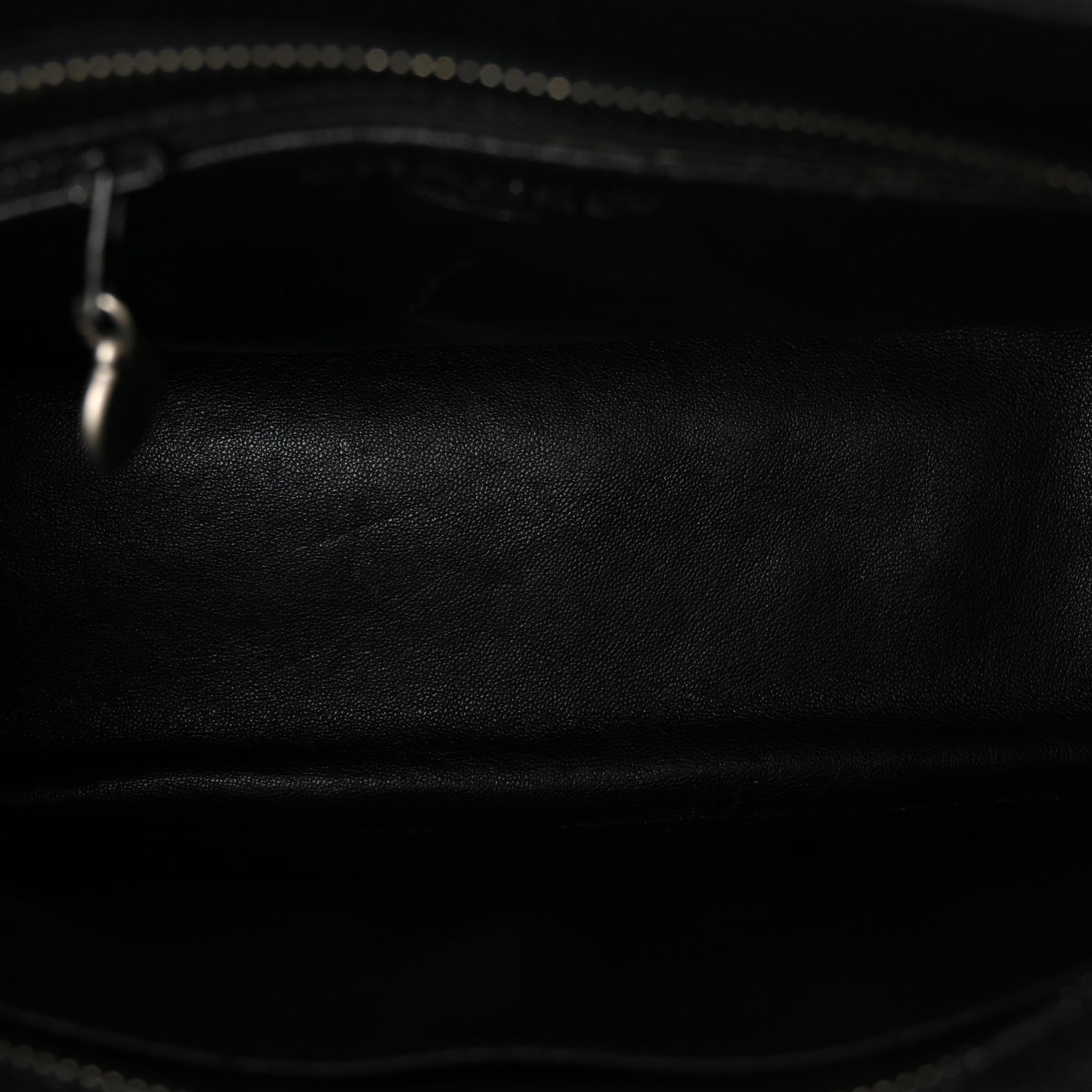Caviar Quilted Medallion Tote Black