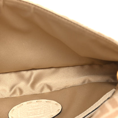 Fendi Wool Cuoio Romano Selleria FF 1974 Baguette 1997 Beige Cammello Camelia 5 of 9