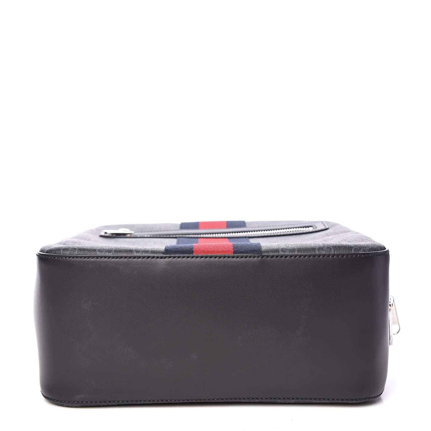 GG Supreme Monogram Web Tote Backpack Black Grey