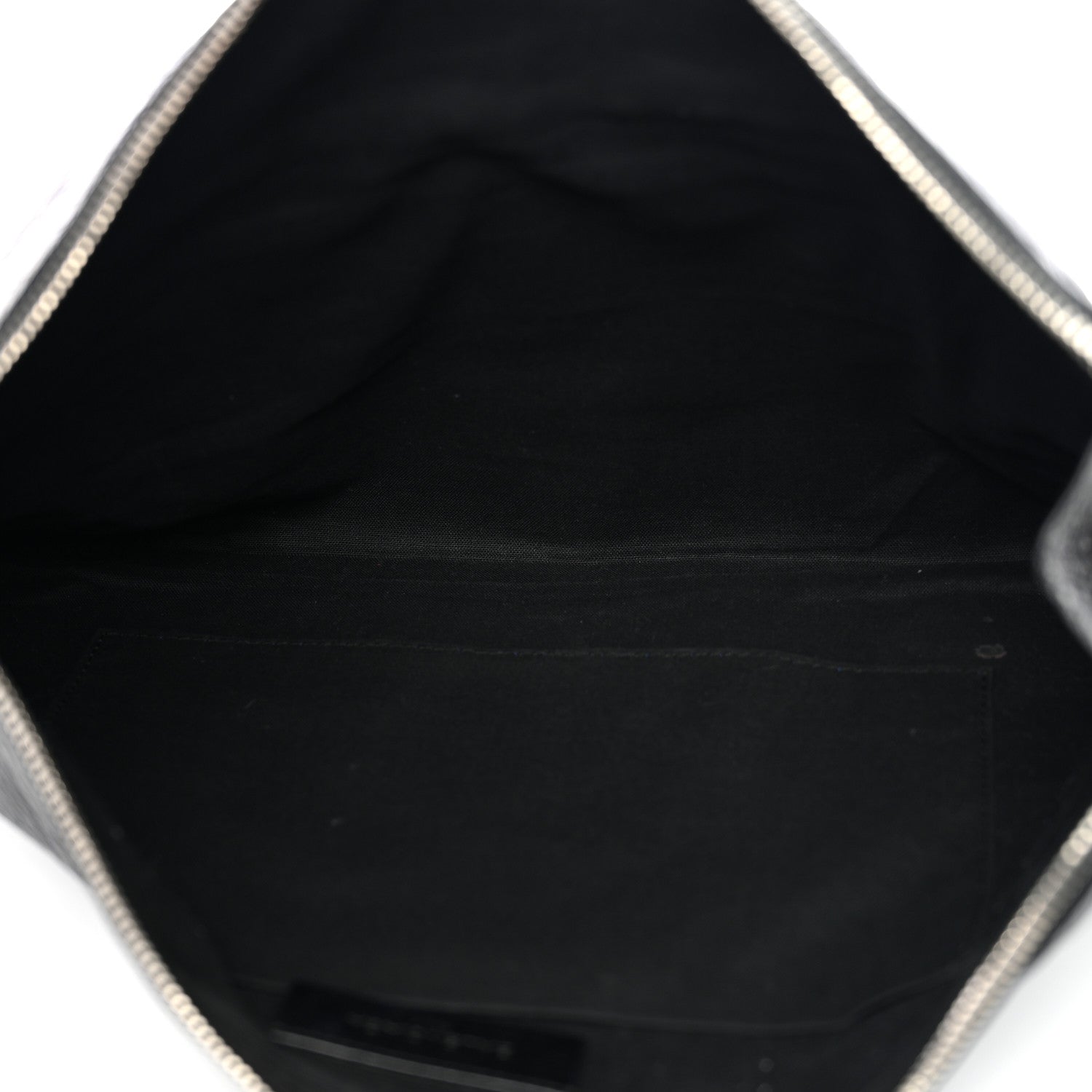 Balenciaga Agneau Giant 12 Silver Hardware Pouch Clutch Black 5 of 10