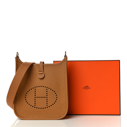 Hermes Taurillon Clemence Evelyne TPM Biscuit 10 of 10