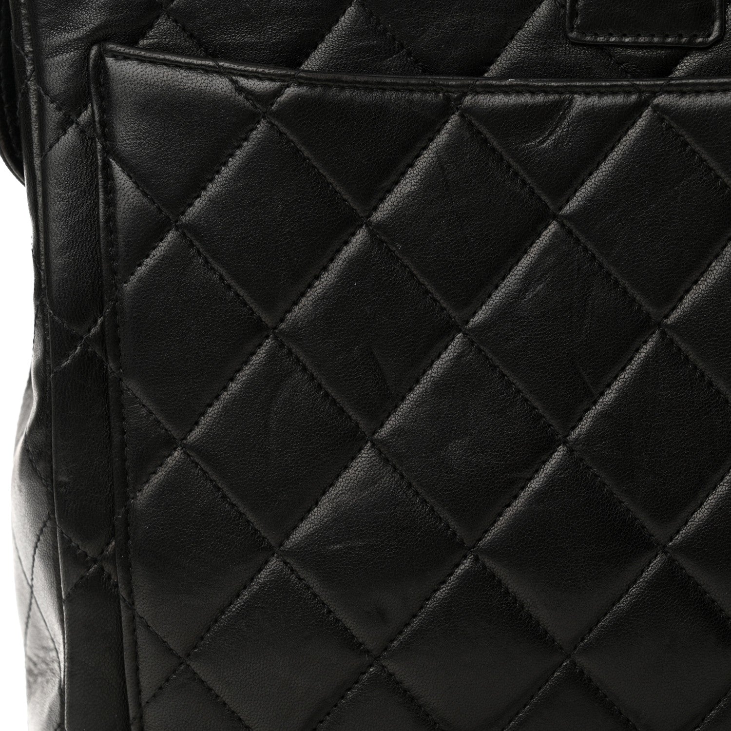 Chanel Lambskin Quilted Backpack Black 11 of 12