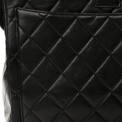 Chanel Lambskin Quilted Backpack Black 11 of 12