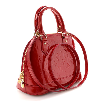 Louis Vuitton Vernis Alma BB Pomme D'Amour 3 of 9