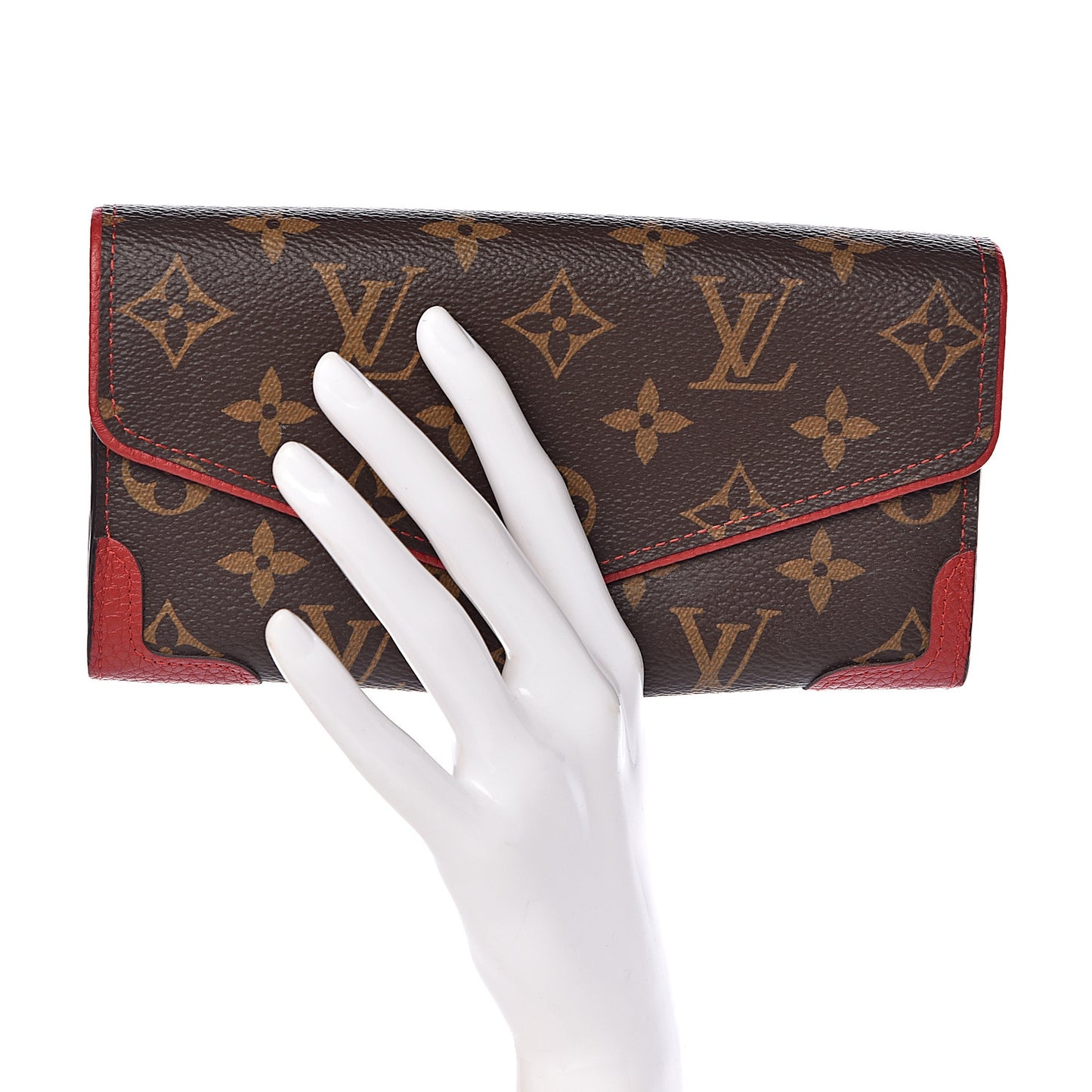 Monogram Sarah Retiro Wallet Cherry