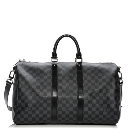 Louis Vuitton Damier Graphite Keepall Bandouliere 45 1 of 9