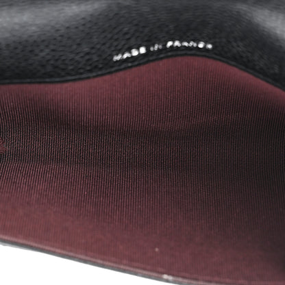 Chanel Caviar Quilted Flap Card Holder Wallet Black 5 of 13