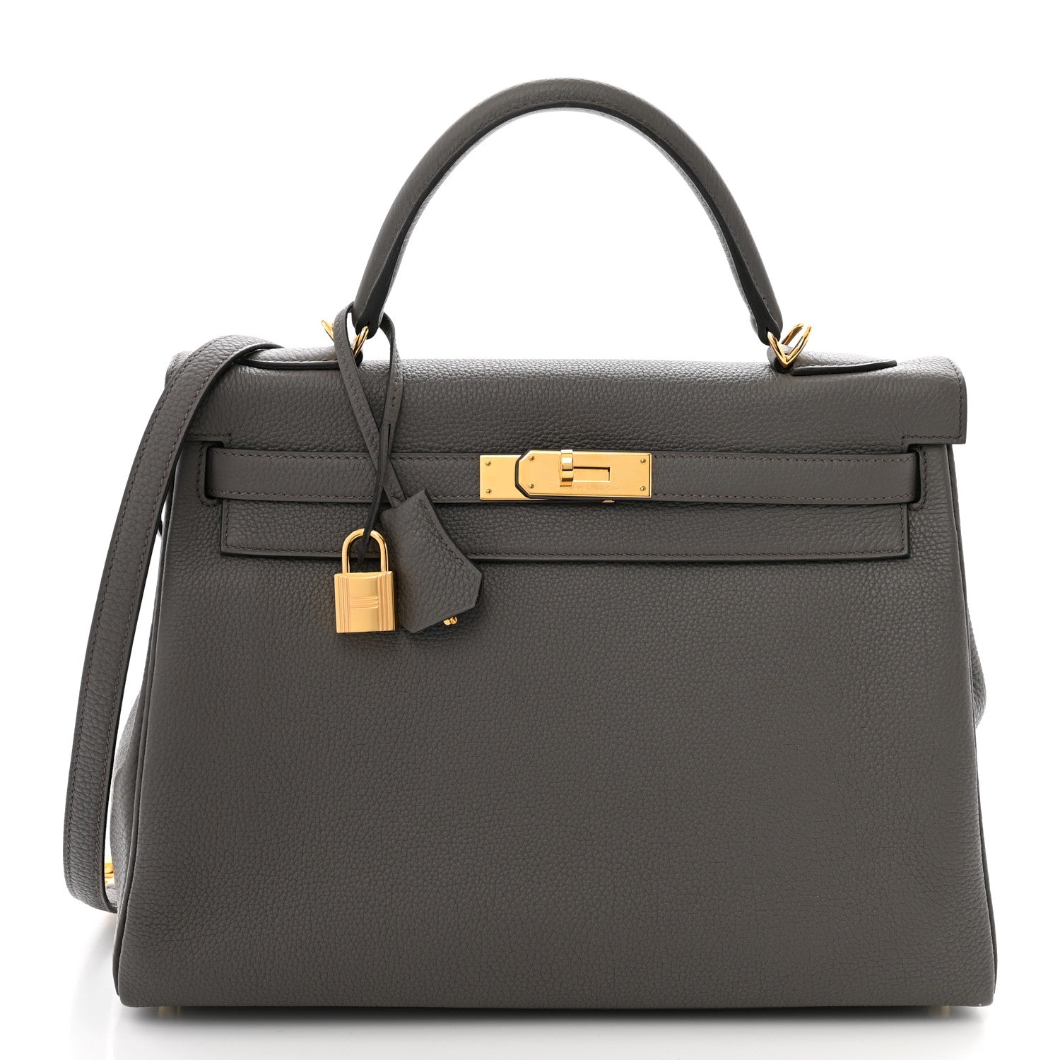Hermes Togo Kelly Retourne 32 Etain 1 of 11