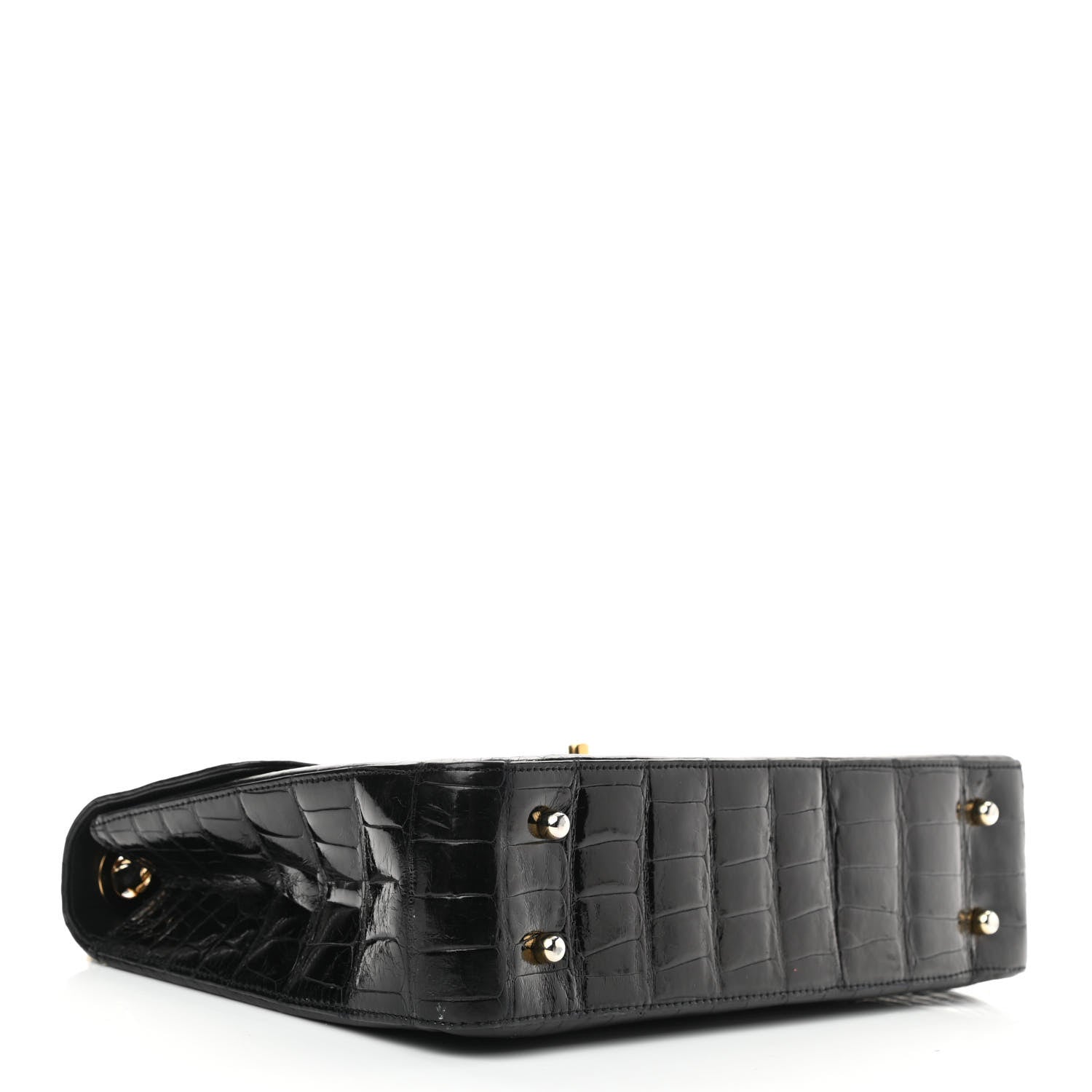 Chanel Alligator Jumbo Single Flap Black 4 of 12