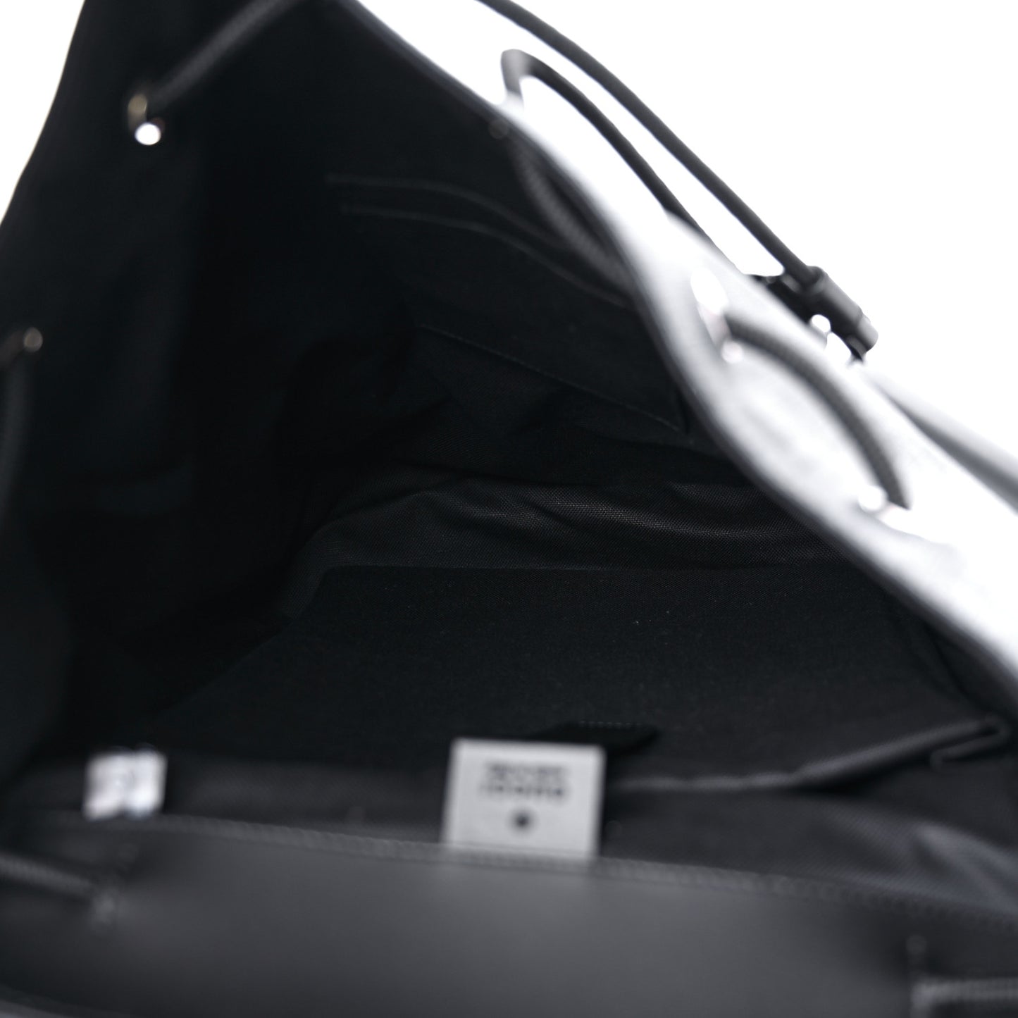Soft GG Supreme Monogram Appia Calfskin Web Double Buckle Backpack Black