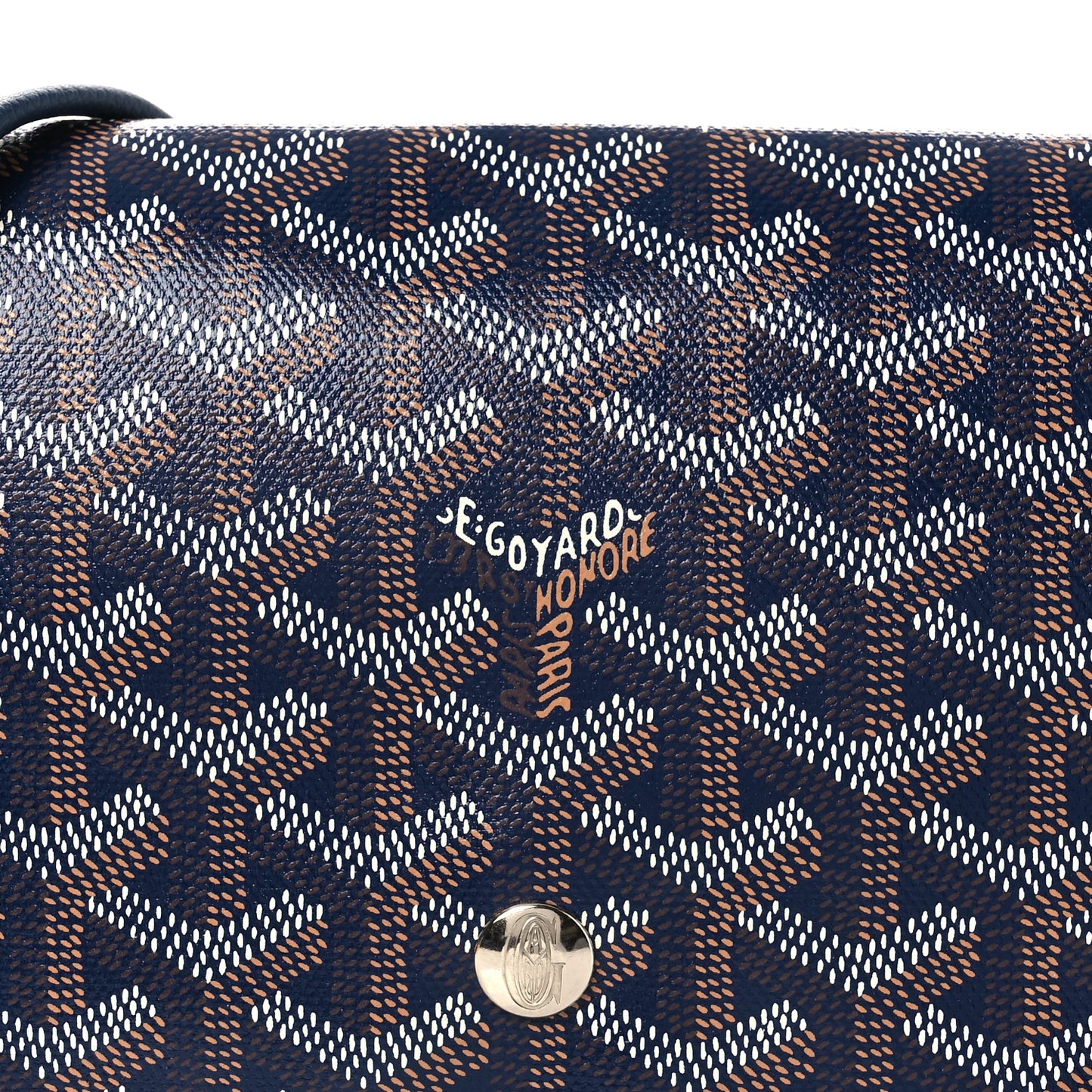 Goyardine Plumet Wallet Clutch Navy