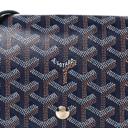 Goyard Goyardine Plumet Wallet Clutch Navy 7 of 9