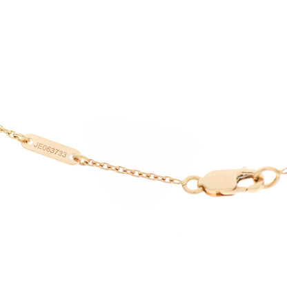 Van Cleef & Arpels 18K Yellow Gold Mother of Pearl Sweet Alhambra Butterfly Pendant Necklace 4 of 6