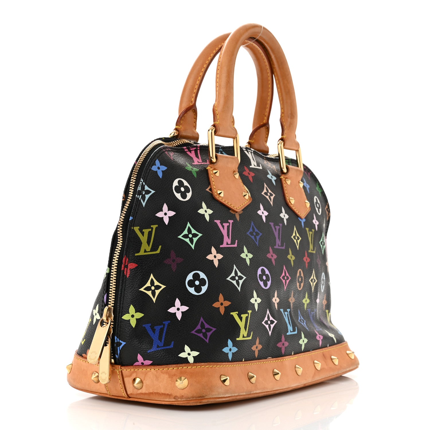 Louis Vuitton Monogram Multicolor Alma Black 3 of 12
