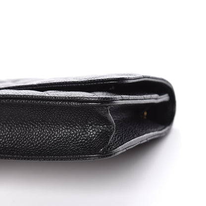 Chanel Caviar Quilted Wallet On Chain WOC Black 10 of 11