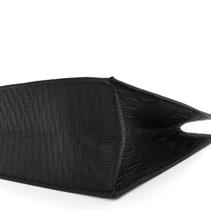 Christian Dior Oblique Calfskin Embossed Large Book Tote Black 9 of 9