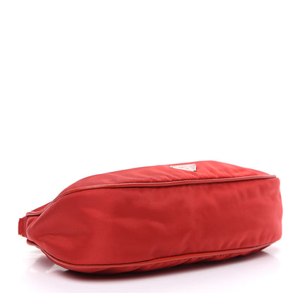 Prada Tessuto Nylon Shoulder Bag Rosso 3 of 8