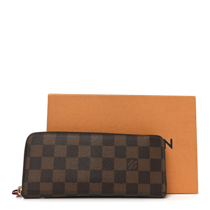 Louis Vuitton Damier Ebene Clemence Wallet Cherry 7 of 7