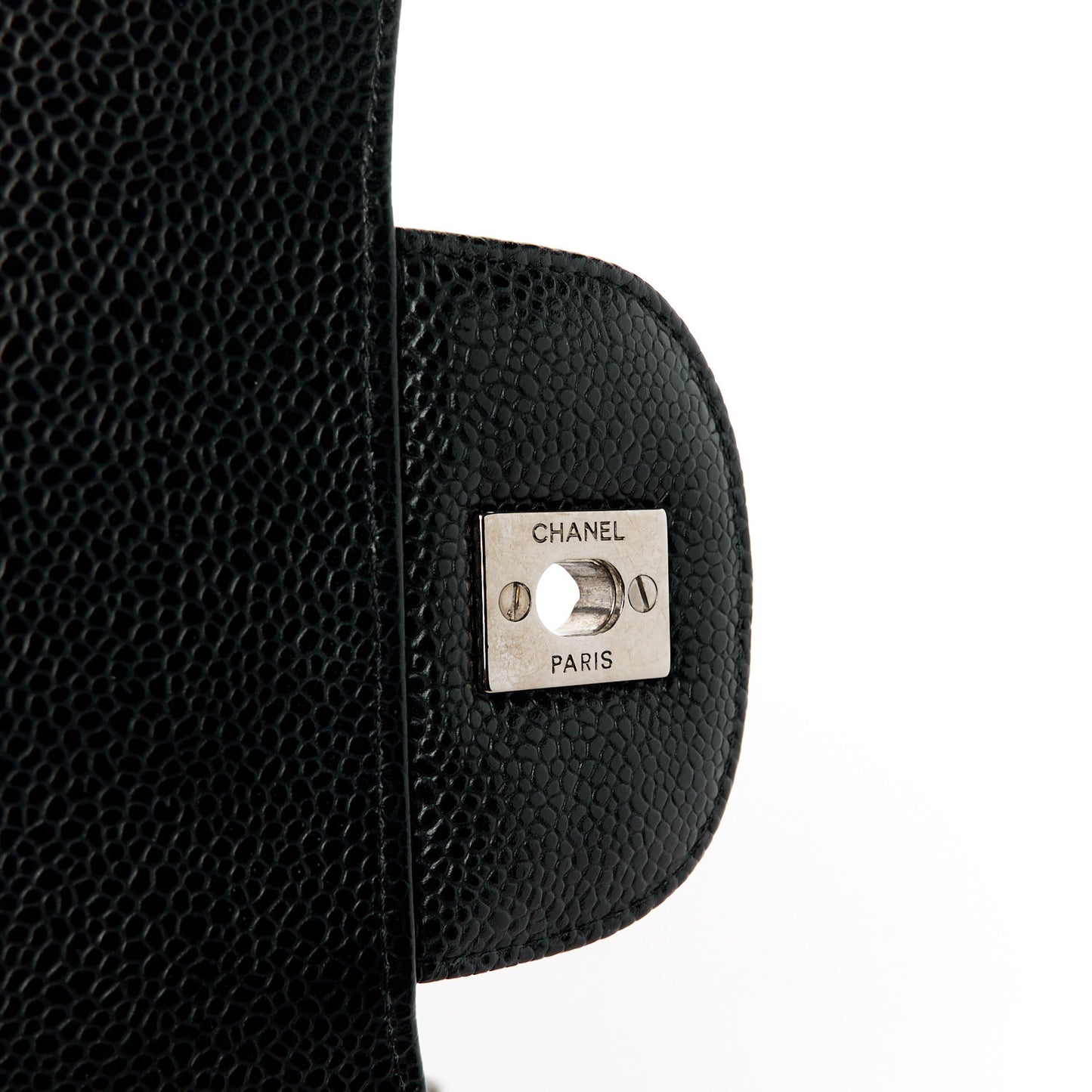 Caviar Quilted Maxi Single Flap Black