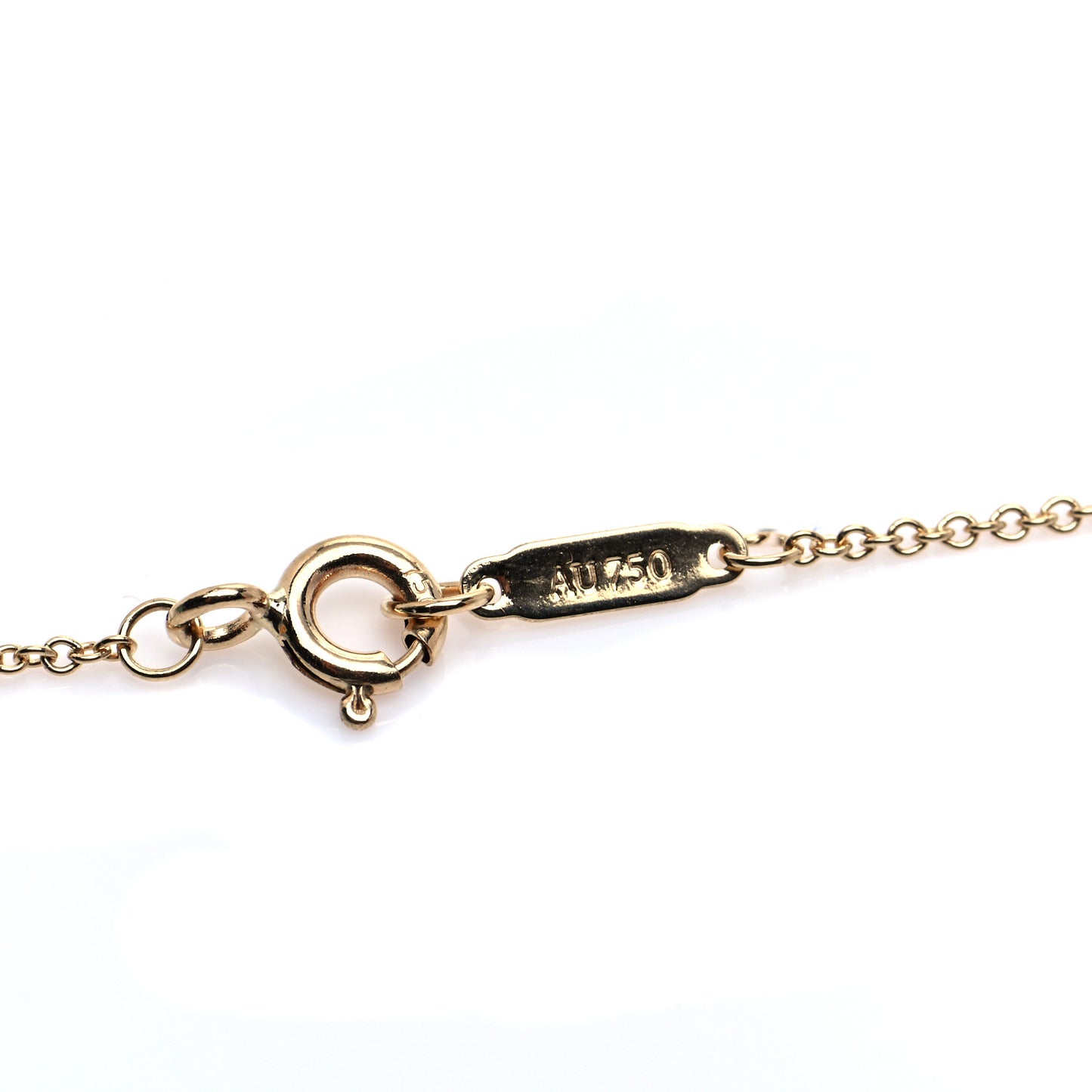 18K Yellow Gold 1837 Interlocking Circles Pendant Necklace