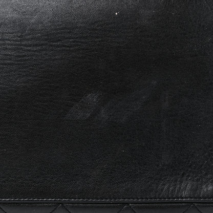 Chanel Lambskin Large Quilted Shopping Tote Black 13 of 15