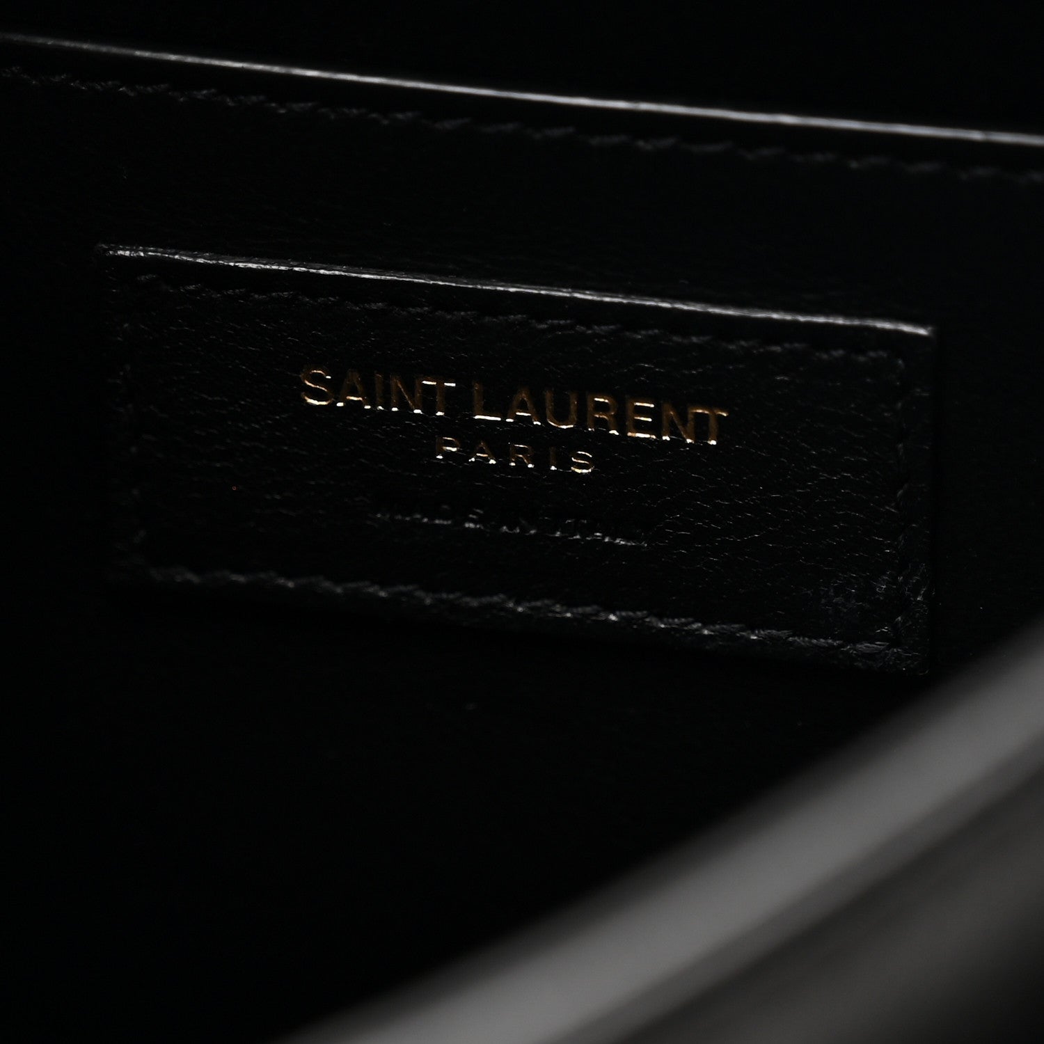 Saint Laurent Lambskin Matelasse Monogram Baby Niki Chain Satchel Black 5 of 9